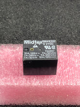 Load image into Gallery viewer, 59641E200 5VDC - MIDTEX  - Relay 5VDC 69Ohm 10A SPDT (21x16x16.3)mm THT Power Relay, 1608023-2
