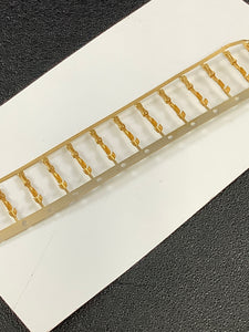 102917-5 -C - AMP - CONN SOCKET 27-32AWG CRIMP GOLD, Chain Form, 100 contacts per package. Quantity Shown Available = 100 Packs.