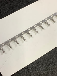 640401-1 -C - AMP - CONN TERM WTB 22-26AWG TIN/LEAD, Chain Form, 100 contacts per package. Quantity Shown Available = 100 Packs.