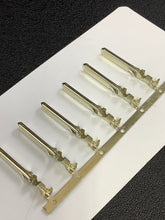 Load image into Gallery viewer, 206638-2 -50 - AMP - CONN TERM PIN 16-20 AWG TIN, Chain Form, 50 contacts per package. Quantity Shown Available = 50 Packs.
