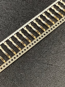 16-02-0119 -C - MOLEX - CONN SOCKET 24-30AWG CRIMP GOLD, Chain Form, 100 contacts per package. Quantity Shown Available = 100 Packs.
