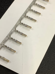 39-00-0163 -C - MOLEX - CONN SOCKET 18-24AWG CRIMP GOLD, Chain Form, 100 contacts per package. Quantity Shown Available = 100 Packs.