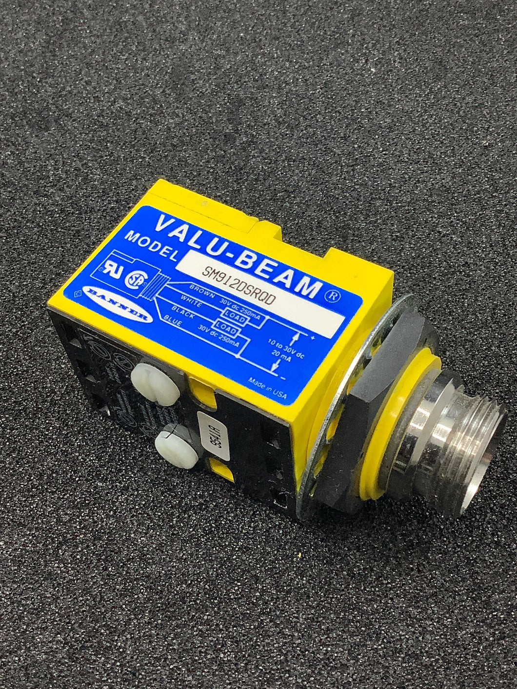 SM912DSRQD - BANNER - Photoelectric Sensors VALU-BEAM: Diffuse; Range: 380 mm