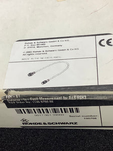 FSH-B1 - Rohde & Schwarz - CABLE ASSEMBLY