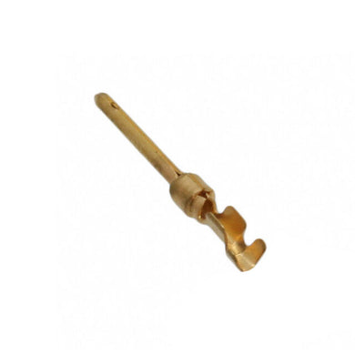 CONN PIN 22-26AWG GOLD CRIMP, Chain Form, 100 contacts per package. Quantity Shown Available = 100 Packs., 1-745254-1 -C