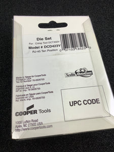 DCD423V - XCELITE - RJ45 Ten Position Die Set
