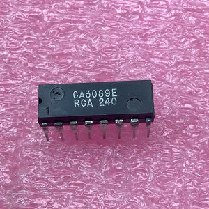 CA3089E - RCA - AUDIO DEMODULATOR, FM, BIPOLAR,