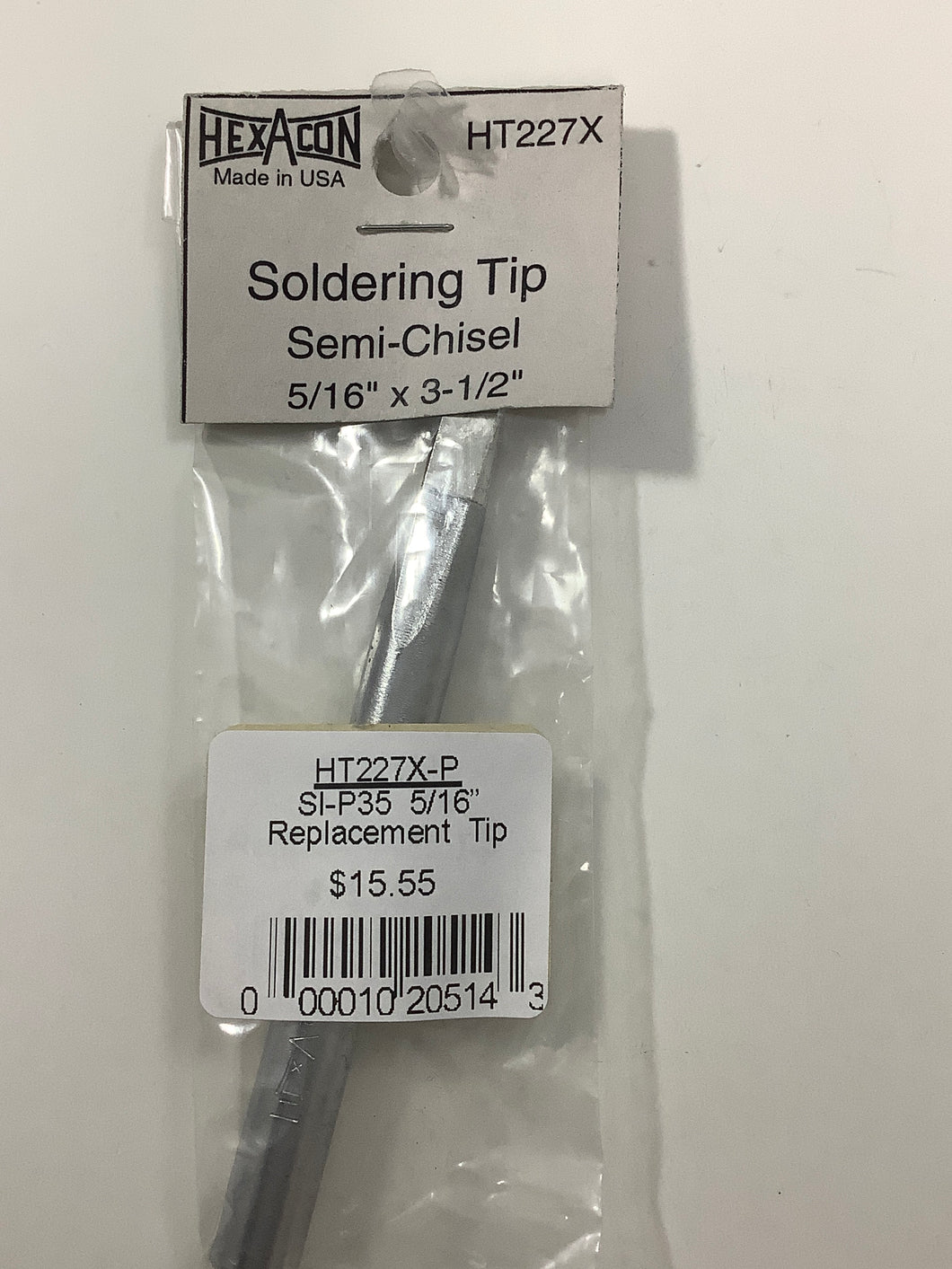 HT227X-P - HEXACON - SI-P35  5/16” Replacement Soldeing Tip