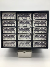 Load image into Gallery viewer, K-RC0805 - CENTURY ELE - 0805 CHIP RESISTOR KIT. 2.7 -2.2M OHM 60 Values, 50 pcs each, 3000 pcs
