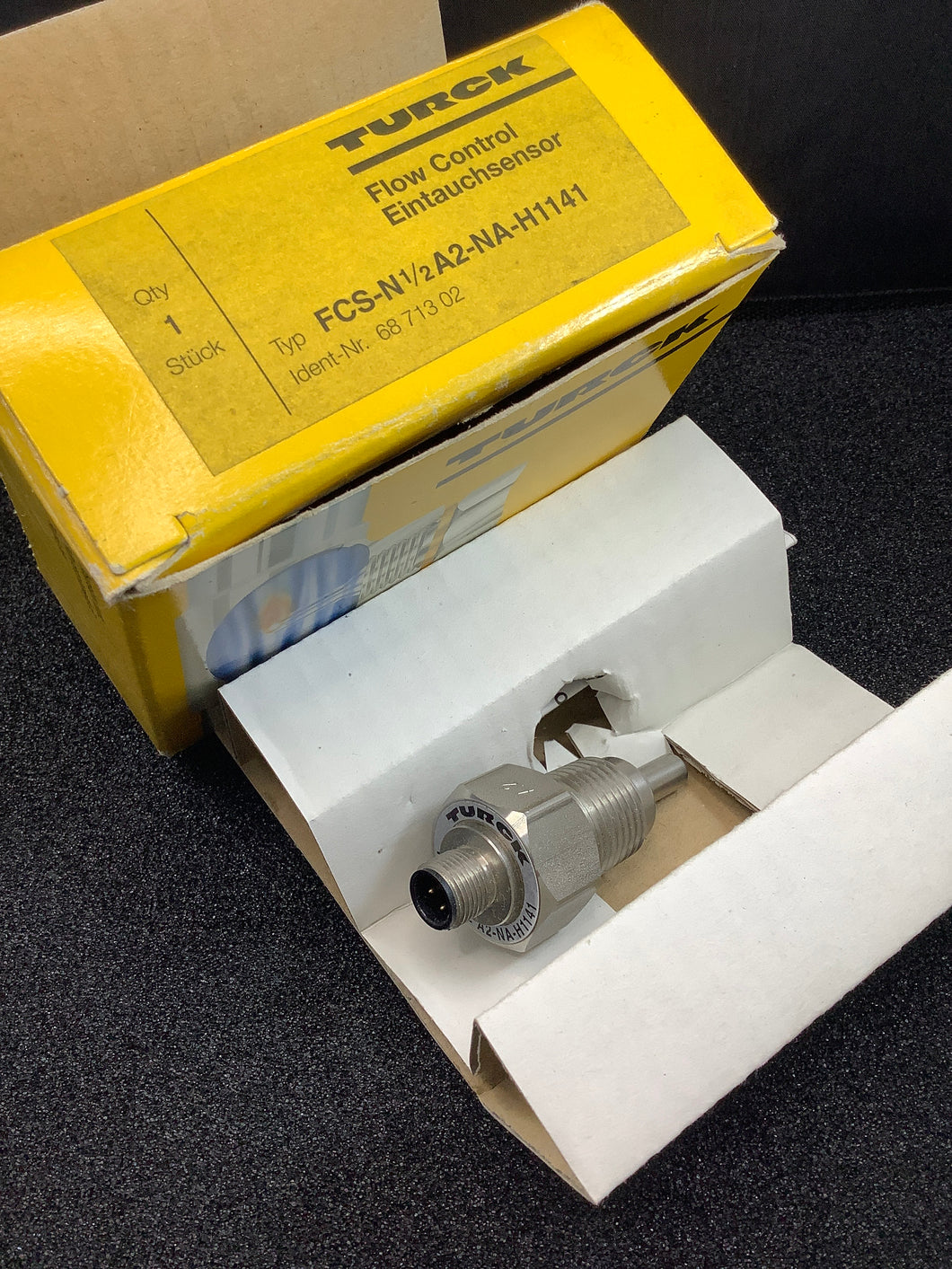 FCS-N1/2A2-NA-H1141 - TURCK - Immersion Sensor, M12 Connector, 4-Wire, FCS Series