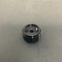 Load image into Gallery viewer, K1250B1/4 - ALCO - ALCO KNOB, ALUMINIUM, BLACK 1.25 IN DIA FOR 1/4 IN SHAFT
