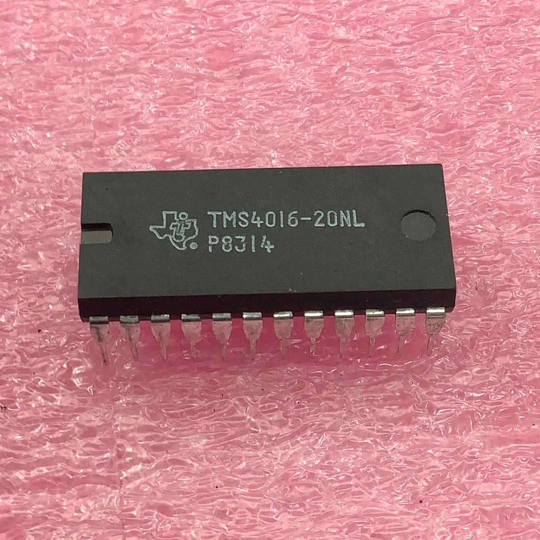 TMS4016-20NL - TI - 	IC,SRAM,2KX8,MOS,DIP,24PIN,PLASTIC