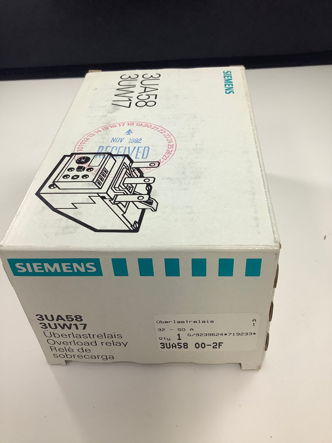 3UA5800-2F - SIEMENS - OVERLOAD RELAY  32-50A