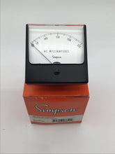 Load image into Gallery viewer, 06650 - SIMPSON - 0-250MA AC PANEL METER 1357M----0-250 ACMA
