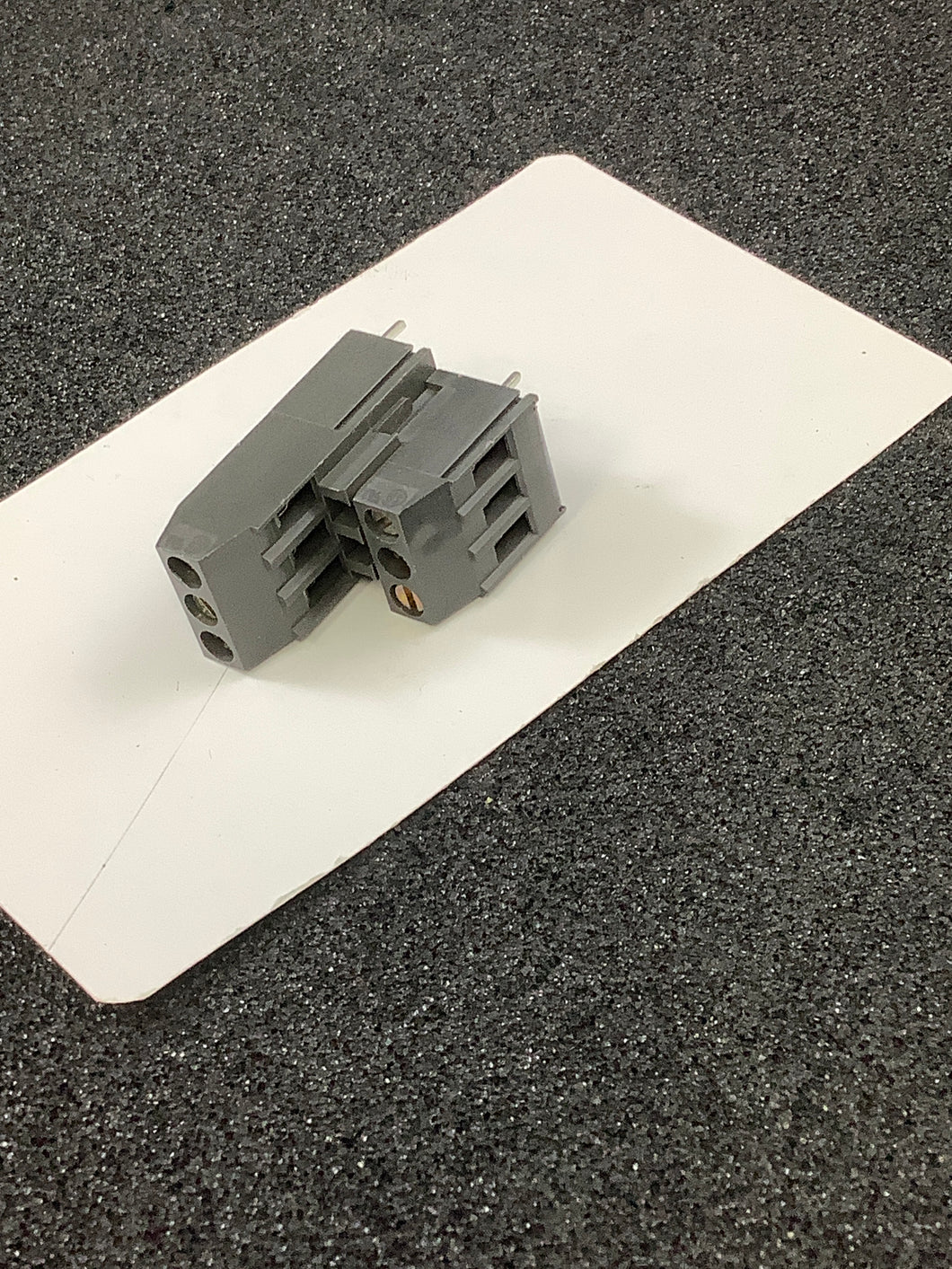 150-B-153/06 - WECO - 6 POS TWO TIER TERMINAL BLOCK, 5MM Pitch