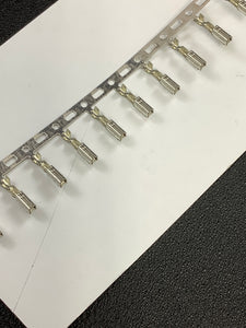 770601-1 -C - AMP - CONN SOCKET 22-26AWG CRIMP TIN, Chain Form, 100 contacts per package. Quantity Shown Available = 100 Packs.