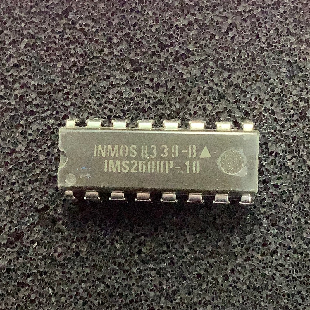 IMS2600P-10 - INMOS - Dynamic RAM, Page Mode, 64K x 1, 16 Pin, Plastic, DIP