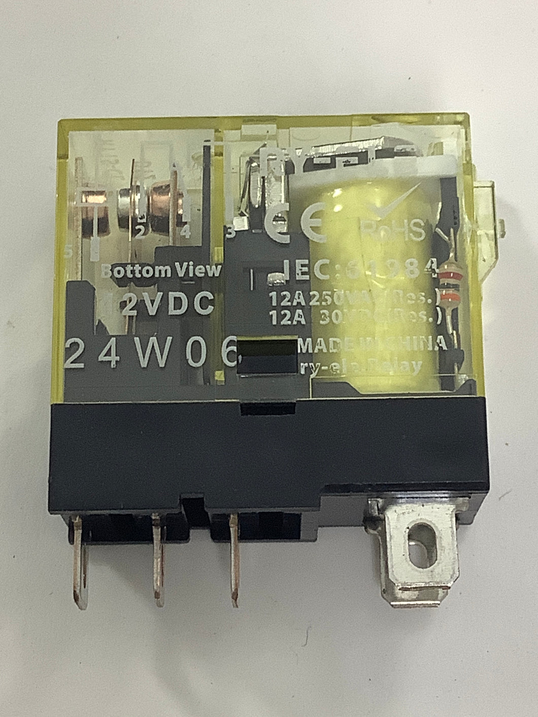 RY1S-CL-D12 -  RELAY, SPDT, 12Vdc Coil, 12 Amp Contacts