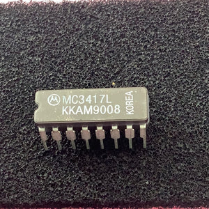 MC3417L - MOTOROLA - CONTINUOUSLY VARIABLE SLOPE DELTA MODULATOR/DEMODULATOR