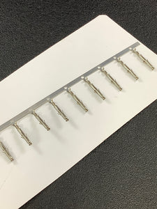 770834-1 -C - AMP - CONN SOCKET 26-30AWG TIN CRIMP, Chain Form, 100 contacts per package. Quantity Shown Available = 100 Packs.