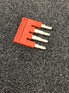 FBSH 4-6 - PHOENIX - Plug-in bridge, pitch: 6.2 mm, number of positions: 4, color: red