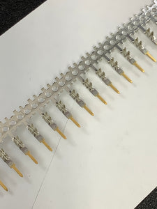 88997-4 -C - AMP - CONTACT FLAT FLEX PIN GOLD, Chain Form, 100 contacts per package. Quantity Shown Available = 100 Packs.