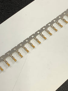 77138-001 -C - BERG - CONN SOCKET 26-30AWG CRIMP GOLD, MINITEK CONTACT, Chain Form, 100 contacts per package. Quantity Shown Available = 100 Packs.