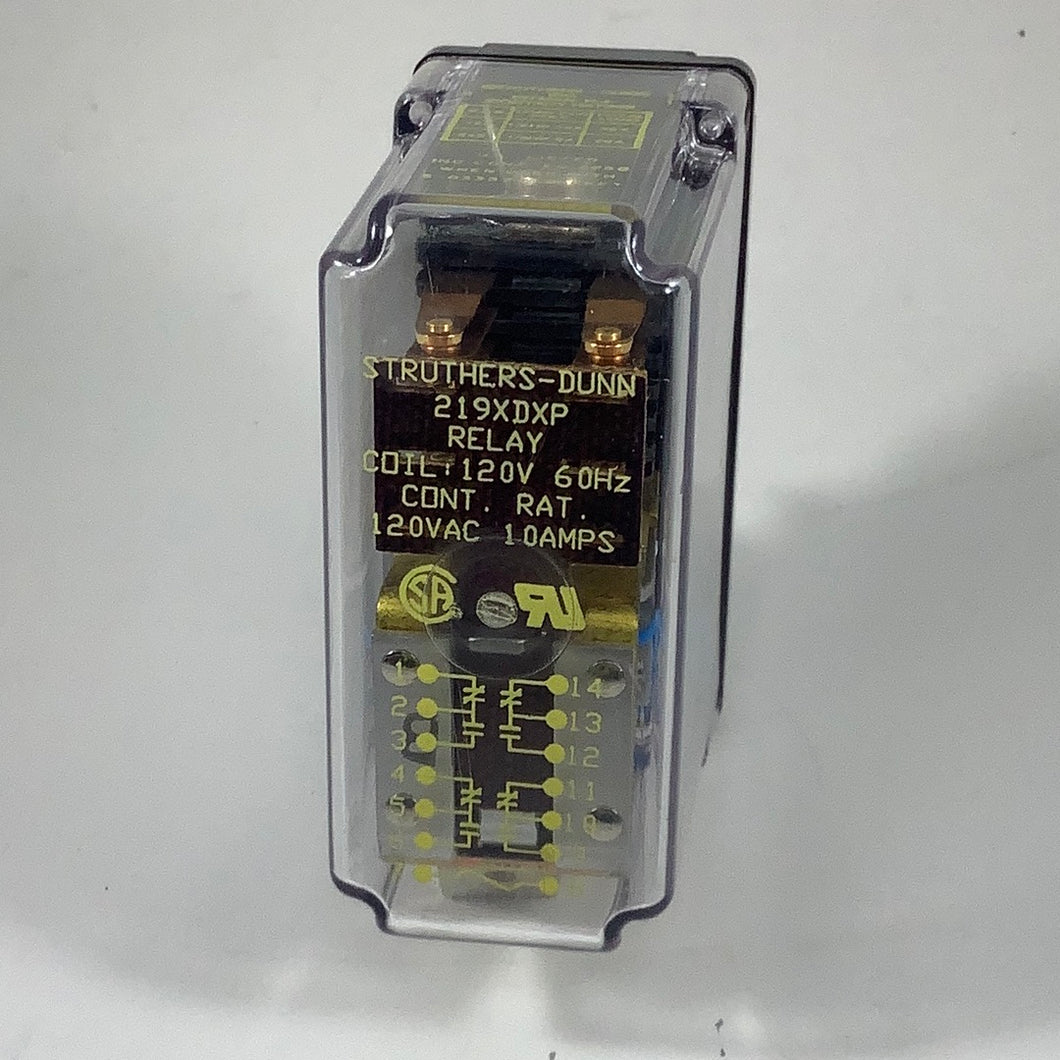 219XDXP-120VAC - Struthers-Dunn 120Vac Relay, 4PDT-10A