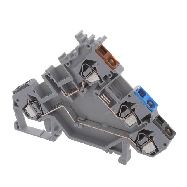 Terminal Block Connector 4 Position Disconnect Gray 12-28 AWG, 280-560