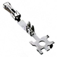 CONTACT FLAT FLEX SOCKET GOLD, Chain Form, 100 contacts per package. Quantity Shown Available = 100 Packs., 487406-1 -C
