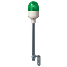 Load image into Gallery viewer, GREEN ROTATING BEACON 24VDC 150mm shaft, RUP-24-G
