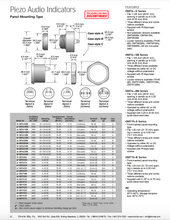 Load image into Gallery viewer, OMT613SN- OHMITE - SLOW PULSE AUDIO BUZZER 30-120VAC
