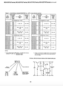 MCA1911N - MOTOROLA - REFERANCE AMPLIFIER TRANSISTOR