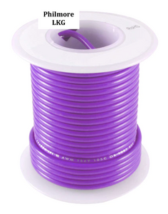 STRANDED COPPER-16 AWG-25'-VIOLET, 78-21617