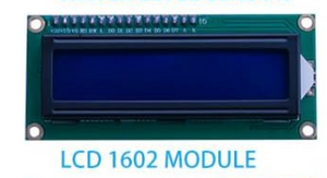 ARD-LCDSCREEN - ELEGOO - LCD SCREEN 1602, 16X2 Character Serial Blue Backlight LCD Module