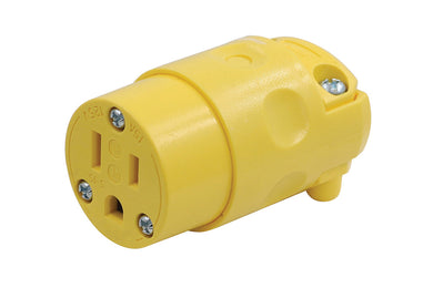 Yellow NEMA 5-15R Replacement Connector, WDA515CVB