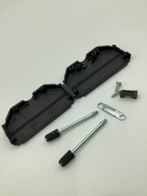 Load image into Gallery viewer, 09670370424-01 - HARTING - 37 Position Hinged Backshell Connector Black 180° Unshielded
