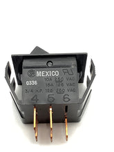 Load image into Gallery viewer, LTGTO501-TB-B-R/125N - CARLING - Rocker Switch DPST 15A (AC) 125 V Panel Mount, Snap-In, RED Lamp
