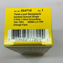 Load image into Gallery viewer, IG4710 - HUBBELL TWIST LOCK RECEPTICAL
