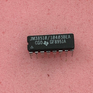 JM38510/10403BEA - Texas Instrument - Military High-Reliability Integrated Circuit, Commercial Number 9614