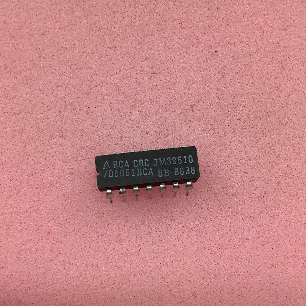 JM38510/05051BCA -RCA - RCA - Military High-Reliability Integrated Circuit, Commercial Number 4011B