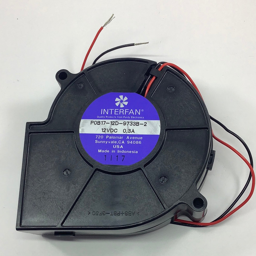 POB17-12D-9733B-2 - INTERFAN -  12VDC BLOWER