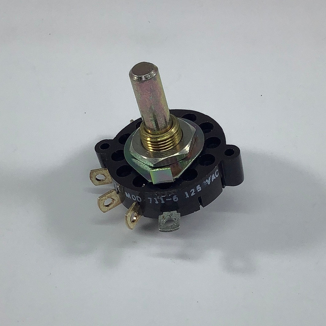 711-6 - OHMITE - 6 POS 7 AMP 125V TAP SWITCH