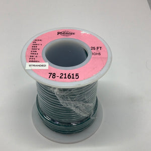 78-21615 - Philmore - Green 16 AWG Stranded Hook-Up Wire 25Ft UL1007 300V