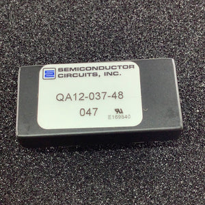 QA12-037-48 - SEMICONDUCTOR CIRCUITS - DC-DC INPUT 20-72V OUTPUT 12V 330 MA