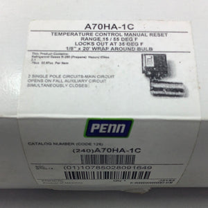 A70HA-1C - PENN - TWO CIRCUIT TEMP CONTROL