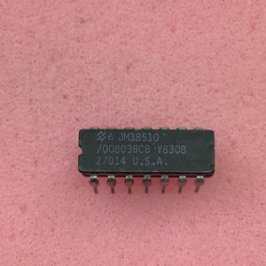 JM38510/00803BCB - National Semiconductor - Military High-Reliability Integrated Circuit, Commercial Number 5407