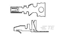 TERMINAL, MINI AMP-IN 2000, Chain Form, 100 contacts per package. Quantity Shown Available = 100 Packs., 794121-1 -C