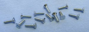 Flat Head Screw, 4-40 X 1/4", 100 CT, 10-342C