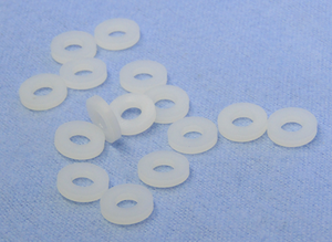 NYLON #8 WASHER-100/pkg-10-508C